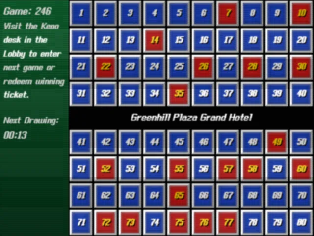 Keno engine in action