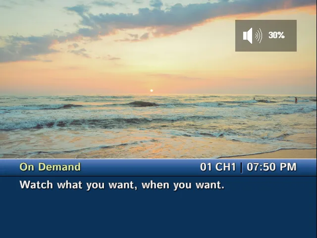 Digital cable theme in action