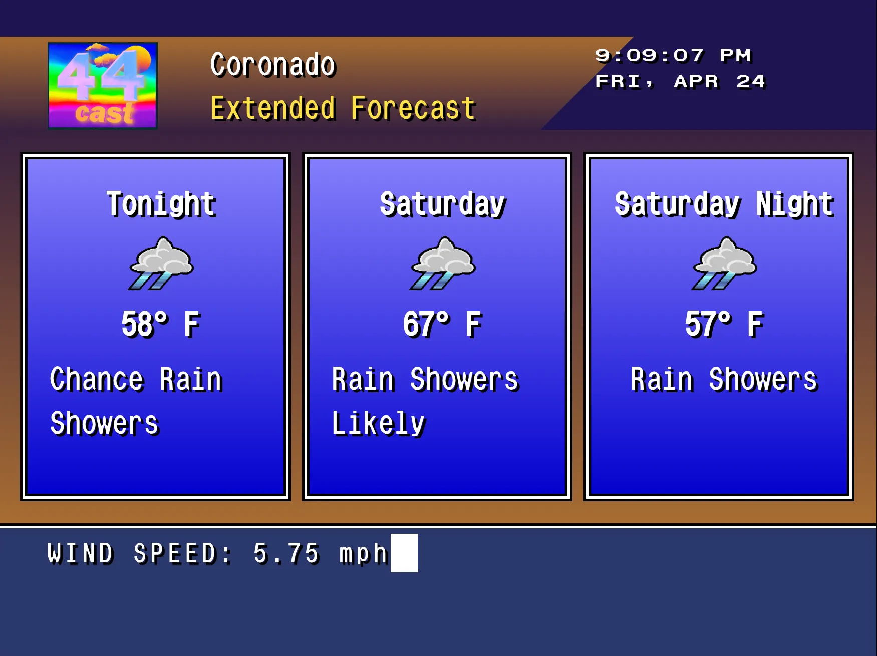 Weather engine in action